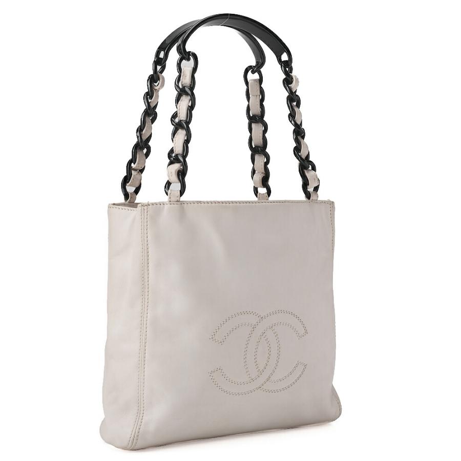 CHANEL シャネル チェーントートバッグ ココマーク プラチェーン