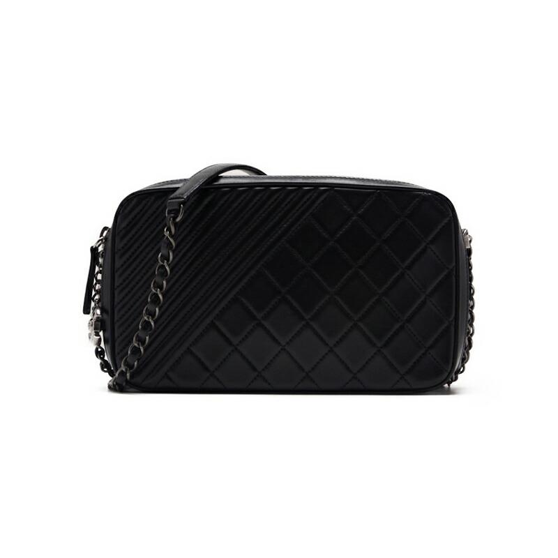 CHANEL シャネル マトラッセ×バイアスステッチ チェーンショルダー  