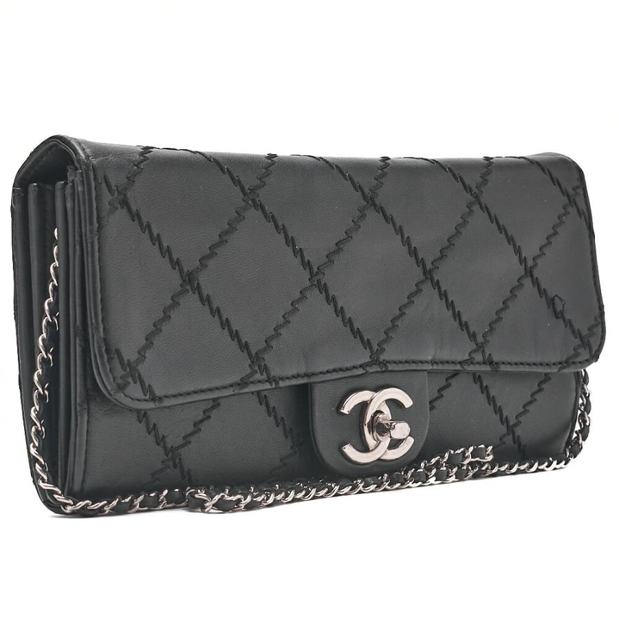 CHANEL シャネル ラムスキン マトラッセ ウルトラステッチ シングル 