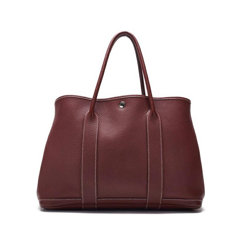 HERMES エルメス ガーデンパーティPM トートバッグ ネゴンダ ルージュアッシュ　Rouge Ash（シルバー金具）レディースバッグ｜yamamotoya2015｜04