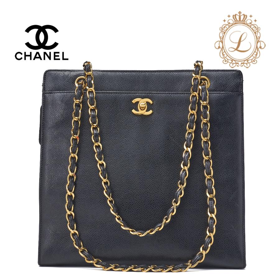 CHANEL シャネル ショルダーバッグ トートバッグ キャビアスキン CHANEL シャネル ショルダーバッグ トートバッグ キャビアスキン