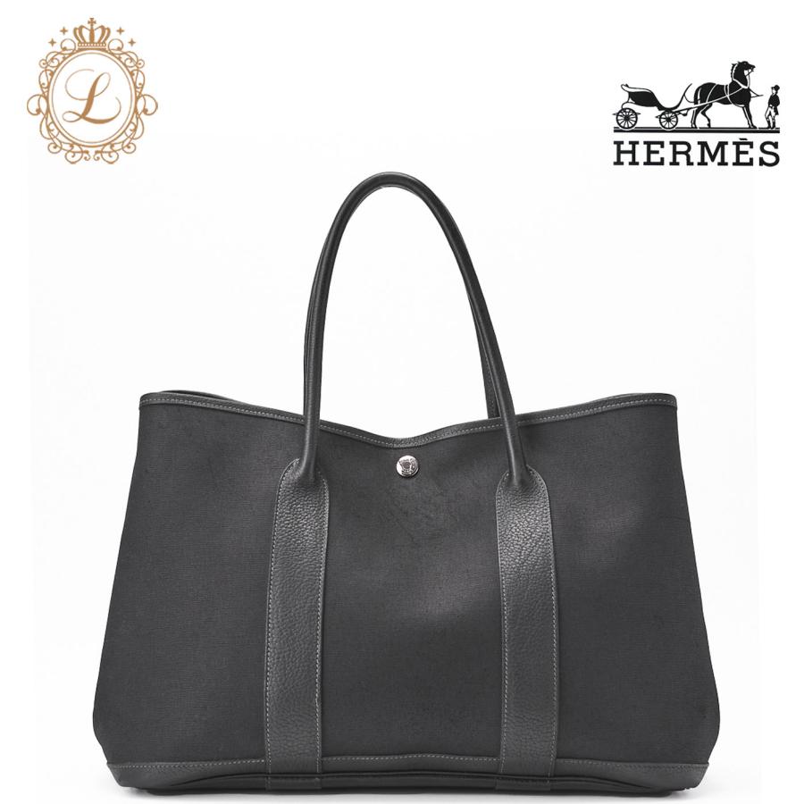 HERMES エルメス ガーデンパーティPM トートバッグ トワルオフェシェ 
