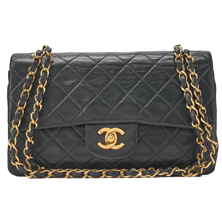 CHANEL シャネル マトラッセ 23cm ダブルフラップ チェーンショルダー 