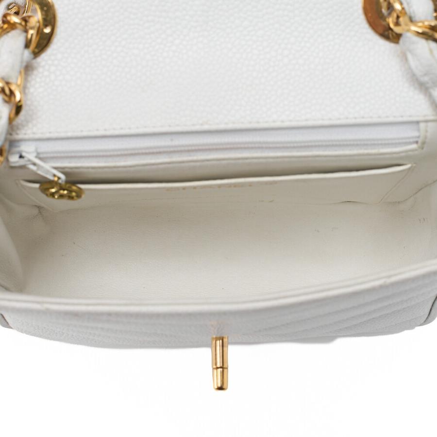 CHANEL シャネル チェーンショルダーバッグ ミニマトラッセ キャビア