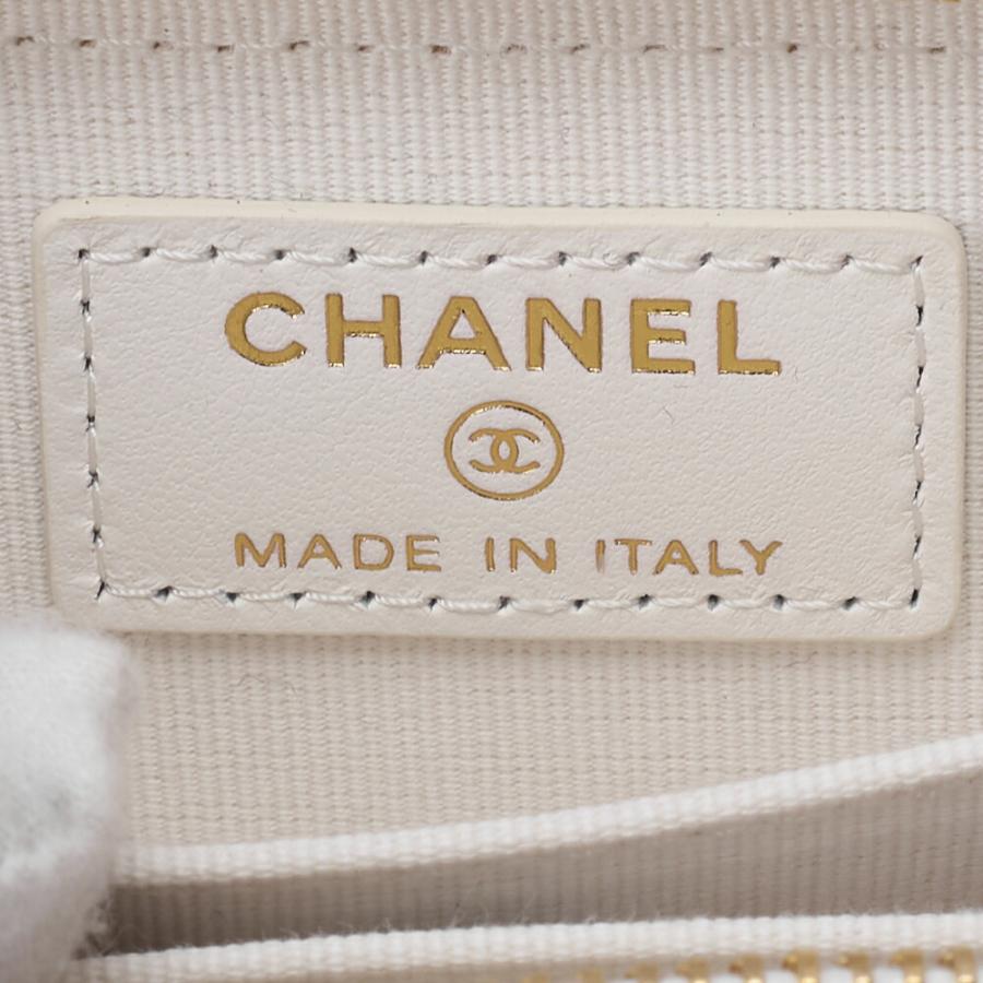 CHANEL シャネル ミニマトラッセ チェーンショルダー リボン ツイード