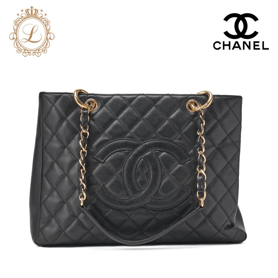 シャネル CHANEL マトラッセ GST バッグ ショルダーバッグ キャビアスキン ブラック black 黒 ゴールド金具 チェーンショルダーバッグ ココマーク デカココ CHANEL（シャネル） デカマトラッセ チェーン ショルダーバッグ