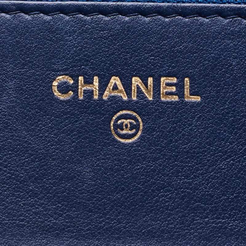 CHANEL シャネル マトラッセ ボーイシャネル チェーンウォレット ラムスキン ネイビー（ゴールド金具）レディース バッグ ショルダーバッグ｜yamamotoya2015｜08