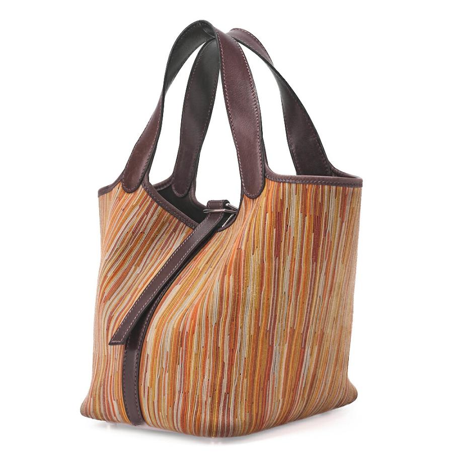 HERMES エルメス ピコタンPM ハンドバッグ ヴィブラート ×スイフト