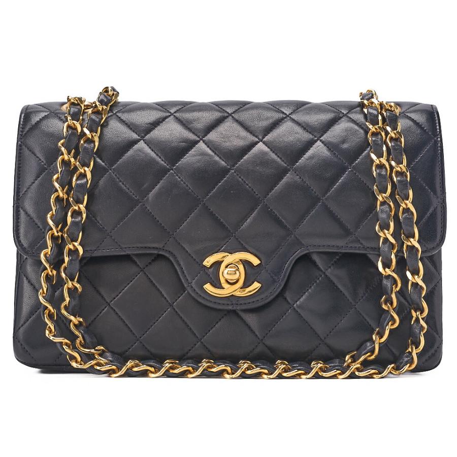 CHANEL シャネル チェーンショルダーバッグ マトラッセ 22cm ダブル