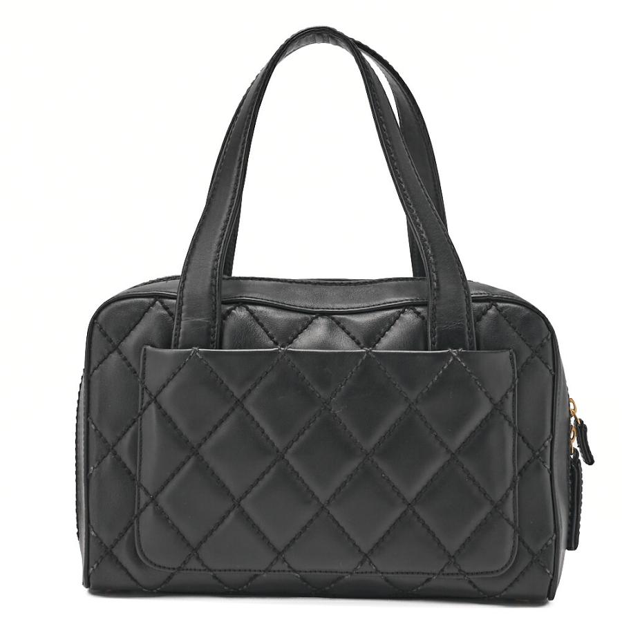 CHANEL シャネル ココマーク ワイルドステッチ ハンドバッグ カーフ 