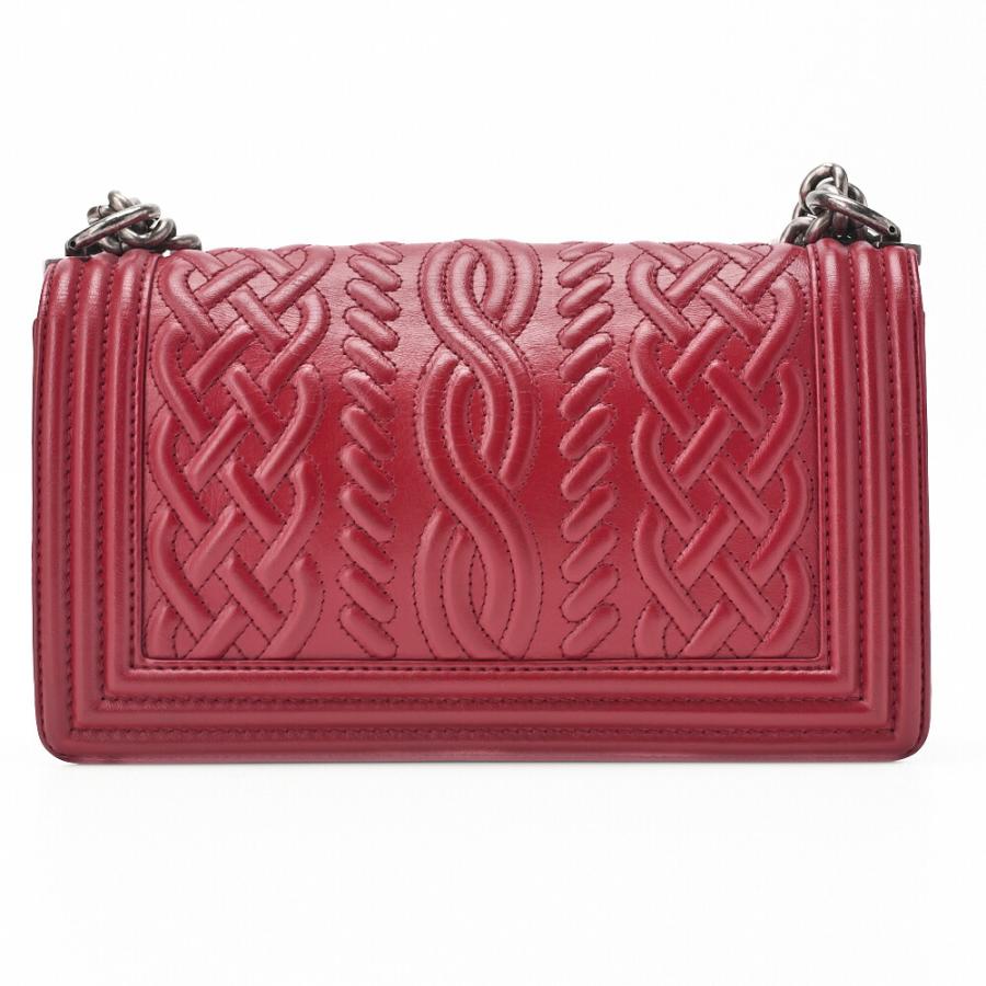 CHANEL シャネル ボーイシャネル 編み込みデザイン チェーンショルダー