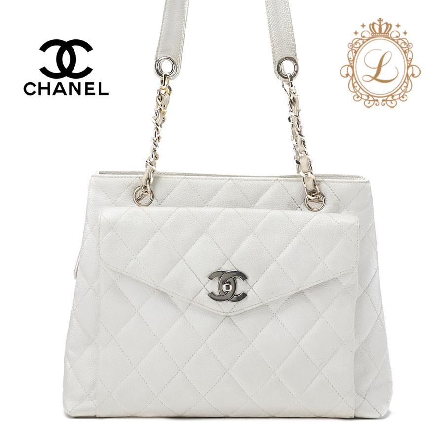CHANEL シャネル ショルダーバッグ トートバッグ キャビアスキン  