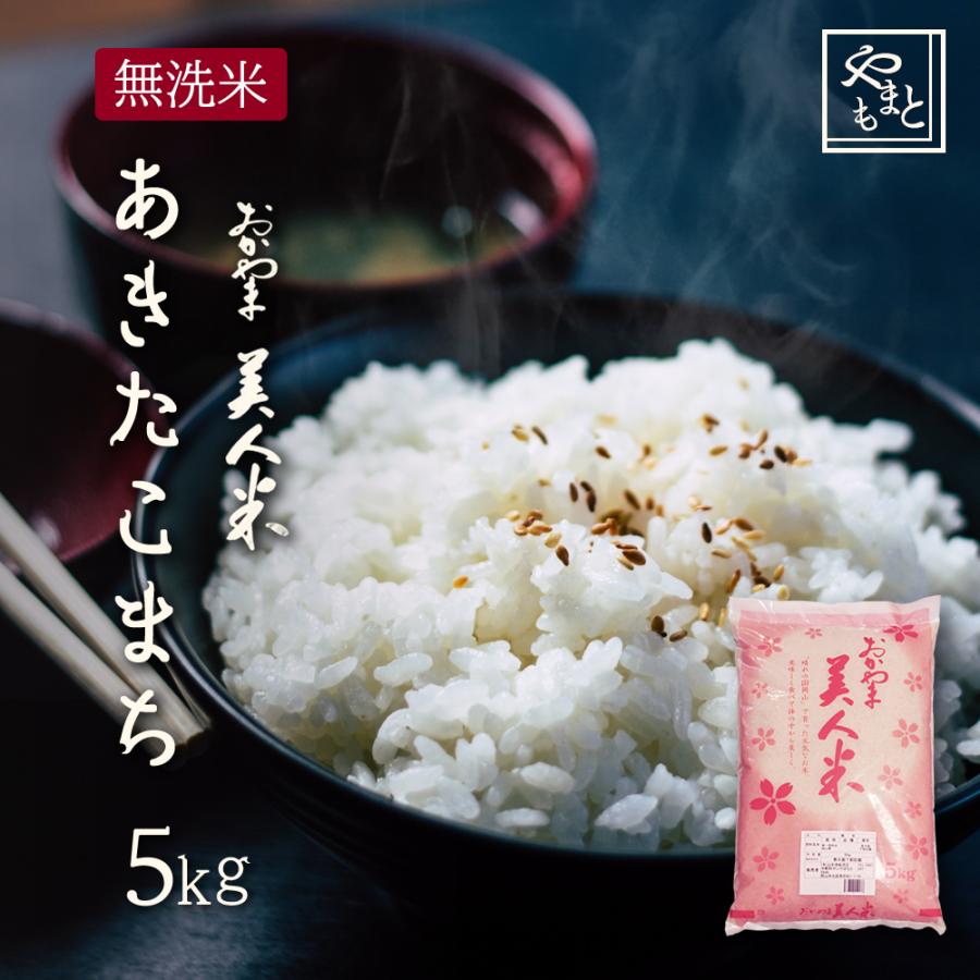 あきたこまち お米 無洗米 新米 令和7年 岡山県産 5kg (5kg×1袋