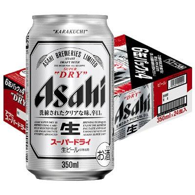 アサヒスーパードライ 350缶 24本入 6缶セット×4 送料無料 ビール :asahi350:山本靖雄酒店 - 通販 - Yahoo!ショッピング