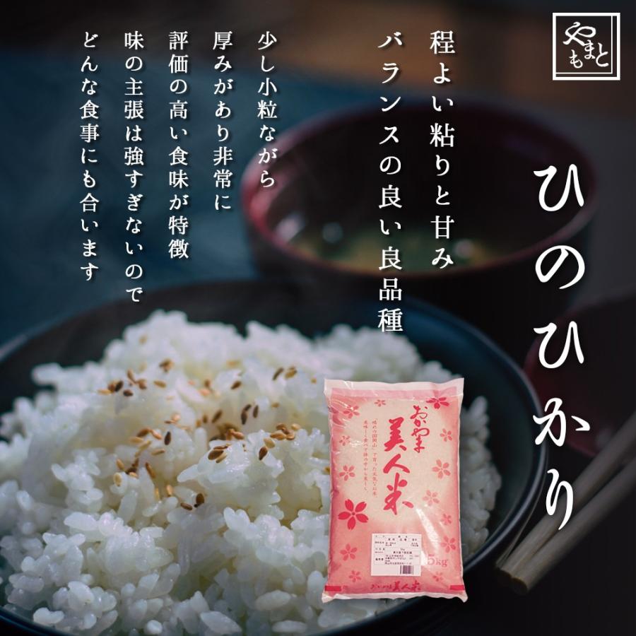 お米 新米 令和5年 岡山県産 ひのひかり 10kg (5kg×2袋) ヒノヒカリ 一等米 送料無料  安い｜yamamotoyasuosaketen｜02