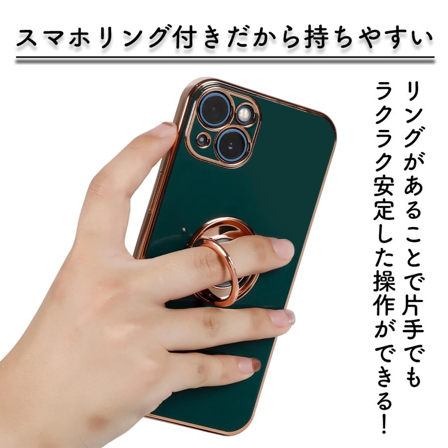 iPhone 14pro 13pro ケース リング付き ケース iPhone 13 14 Pro ケース ケース リング ゴールドメッキ｜yamamura-store｜10