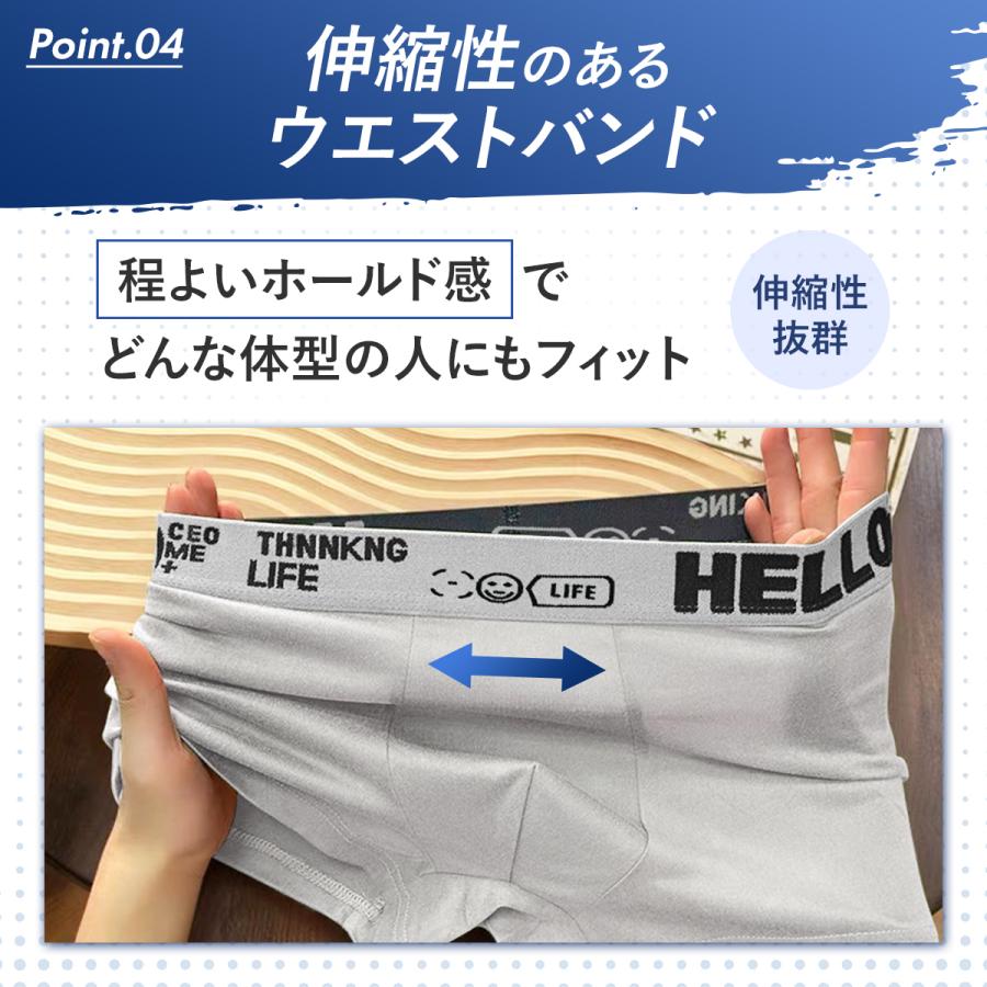 ボクサーパンツ 6枚 セット メンズ パンツ 下着 大きい サイズ 春 夏