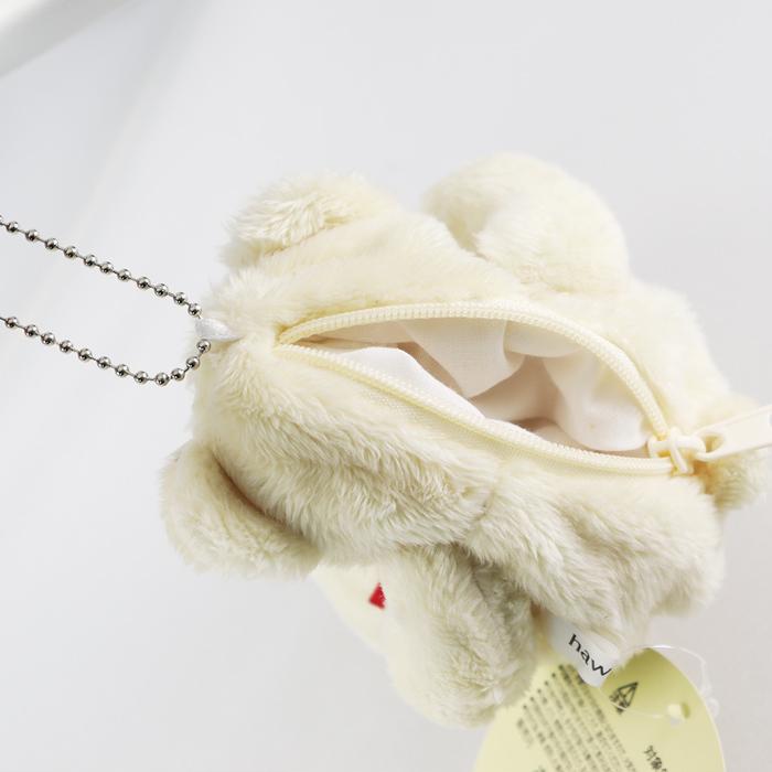 ボールチェーン】くまポーチ バッグチャーム｜小物入れ 忘れ物防止