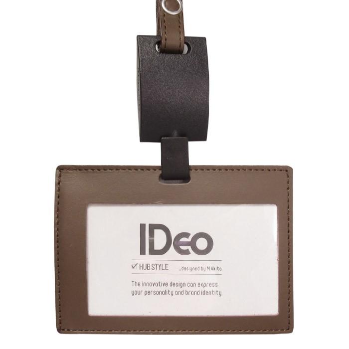 KOKUYO（コクヨ） IDカードホルダー【牛革】茶 IDeo HUBSTYL [ネーム