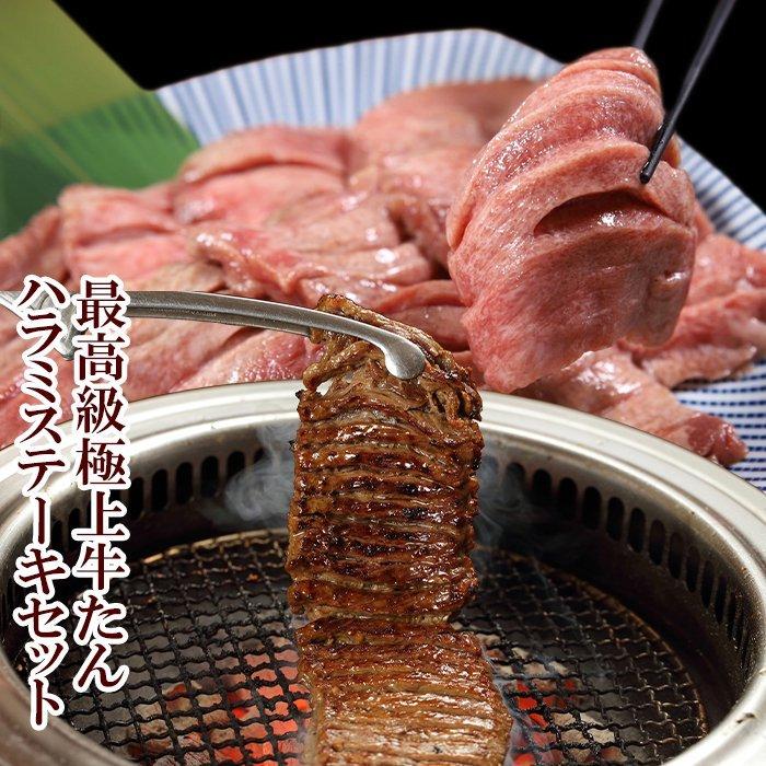 極上牛たん500gとハラミステーキ1kg　(K6-026)｜yamanakaya5