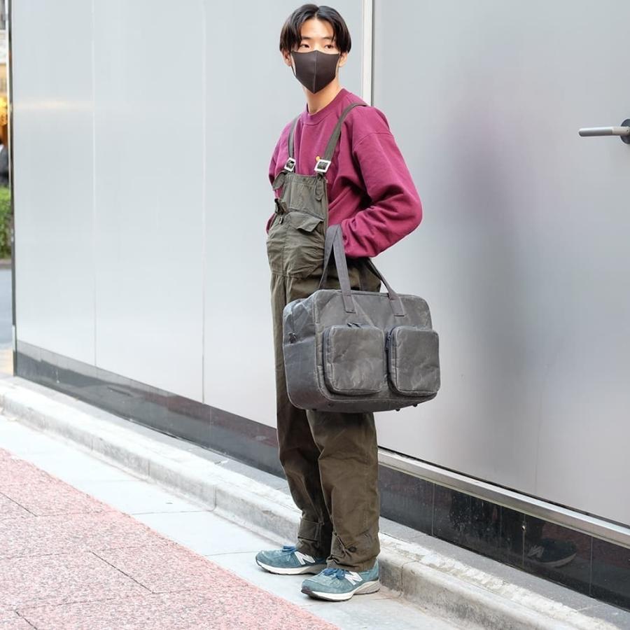 SIWA 紙和 オーバーナイトバッグ（ブラック）メンズ レディース兼用