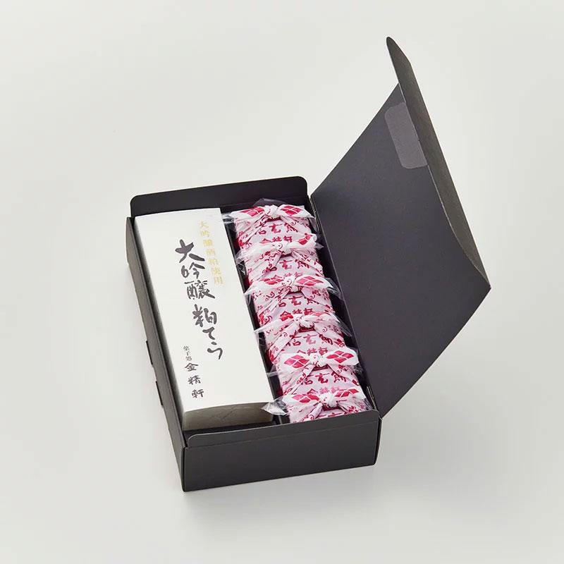 金精軒 大吟醸粕てら 1本 1箱 信玄餅 6個 セット ギフト箱入