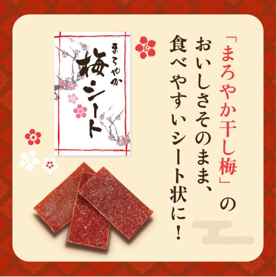 まろやか梅シート HAPPY ミニ 20g ハート形 ピンク ドライフルーツ