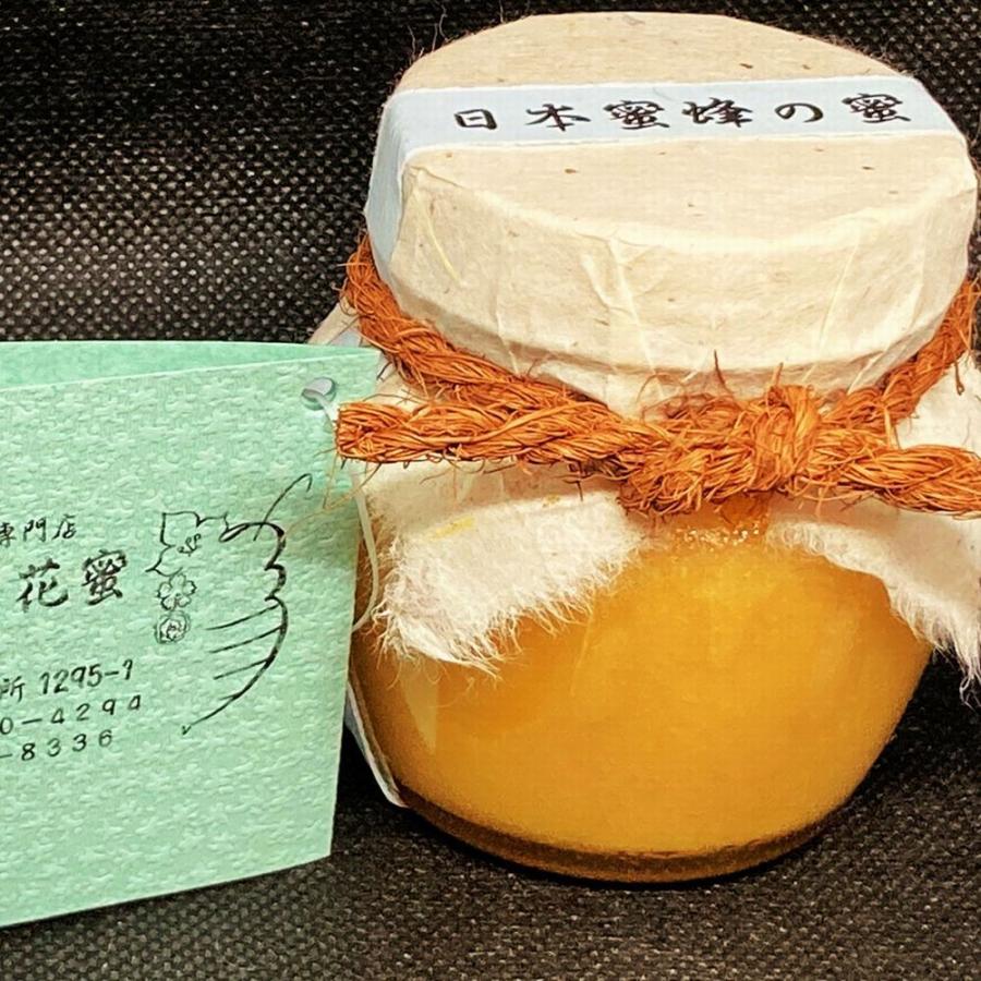国産 純粋 非加熱 無添加 希少 日本蜜蜂の蜂蜜100g 高級ギフト : 富士