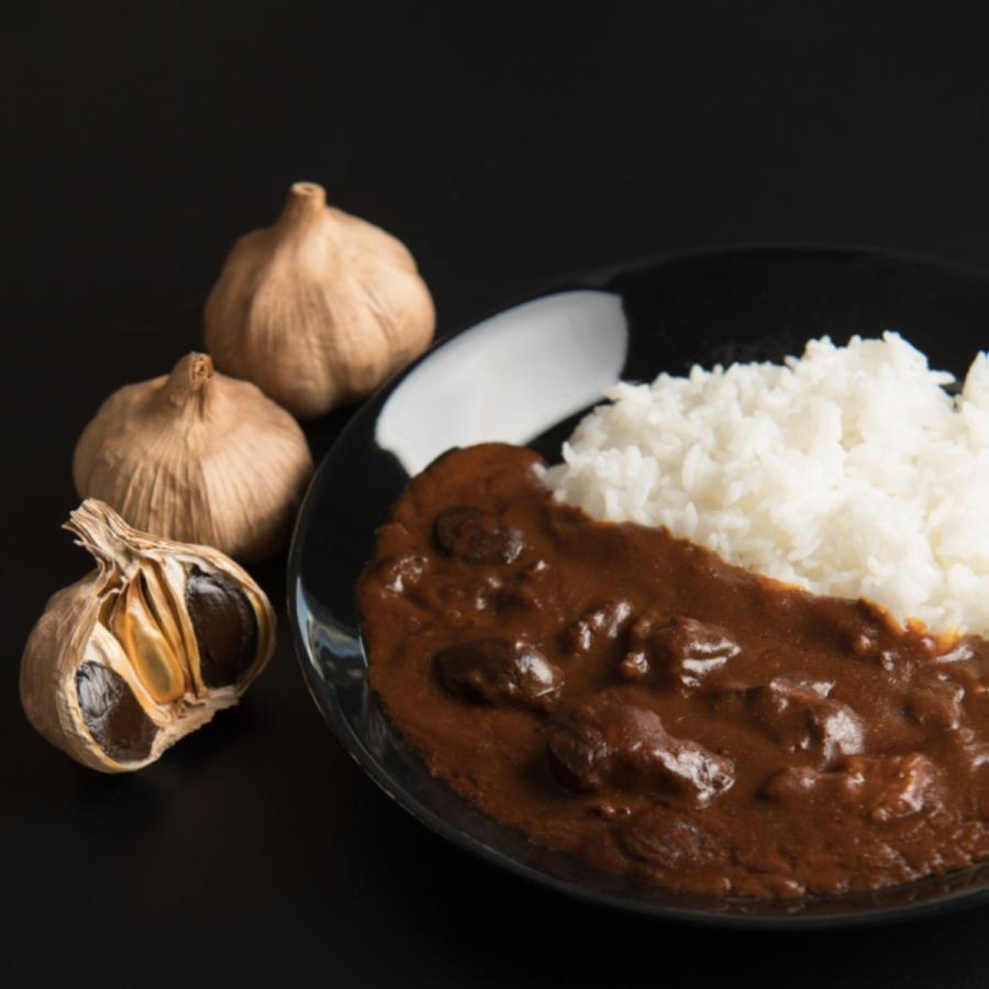 甲斐の黒にんにくカレー 中辛 1箱 ご当地レトルトカレー IJAPAN 黒