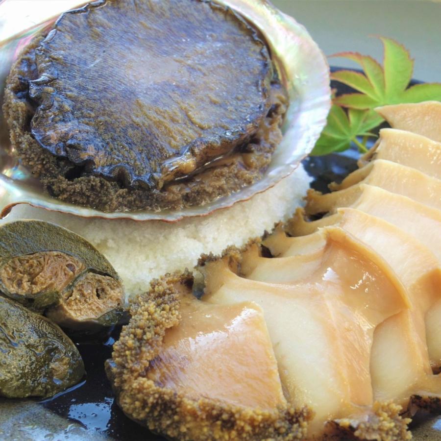 国産 黒鮑 煮貝 60g 2個 計120g セット あわび 黒アワビ かいや ギフト