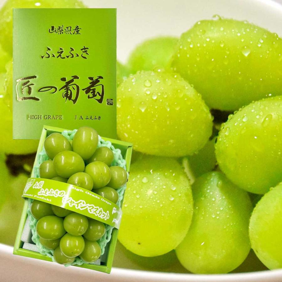 山梨県産 シャインマスカット 青秀 約500g 高等級 高級品 クール便