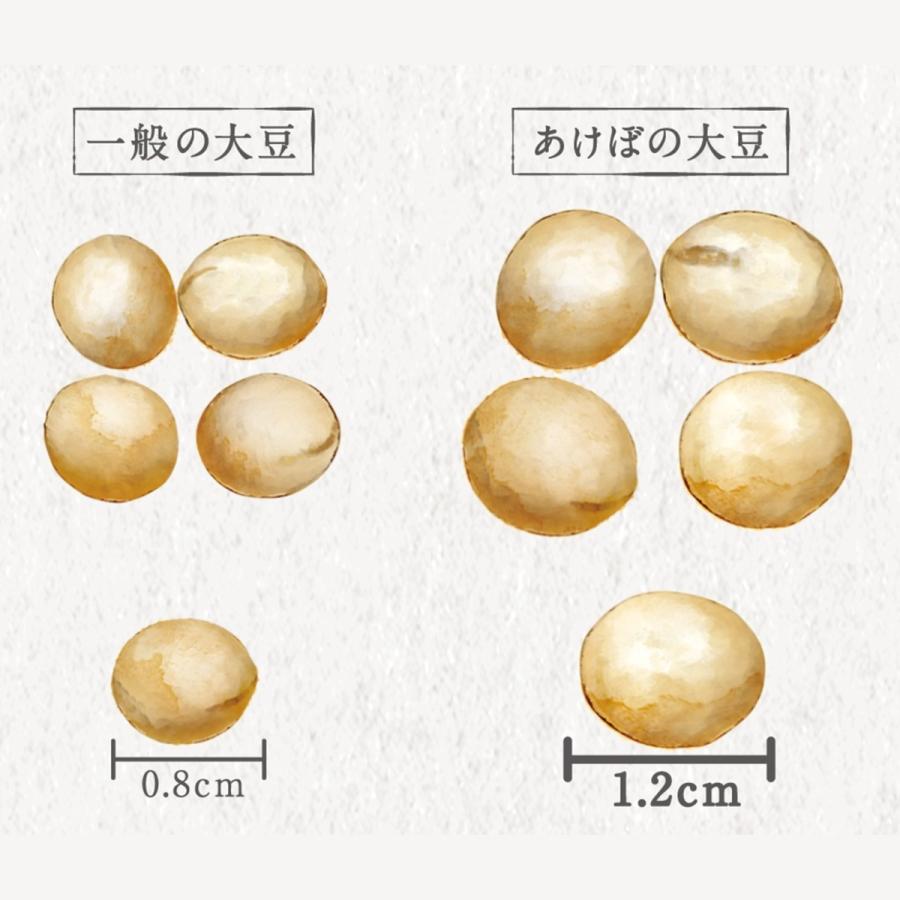 ダイエット食 あけぼの大豆 蒸し大豆 ギルトフリー ベジタリアン ヴィーガン 贈答品 お取り寄せ｜yamanashi-online｜05