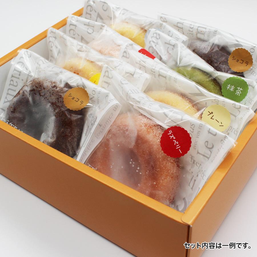 ソフト焼ドーナツ 1箱 8ヶ入 ならや ヘルシードーナツ 焼き菓子 老舗