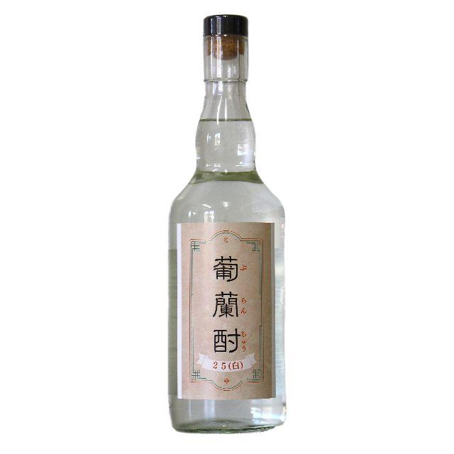 白ワインとブランデーのブレンド酒 葡蘭酎 ぶらんちゅう 25度 白 720ml