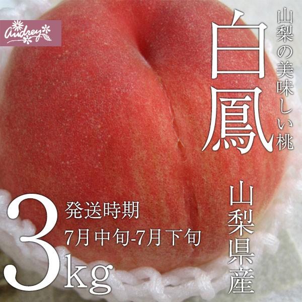 期間限定の激安セール ご予約商品山梨の美味しい桃 白鳳3kg 9-15