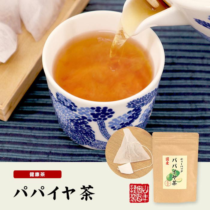 国産100% パパイヤ茶 ティーバッグ 宮崎県産 ノンカフェイン 18g（1.5g×12p）×6袋セット_1