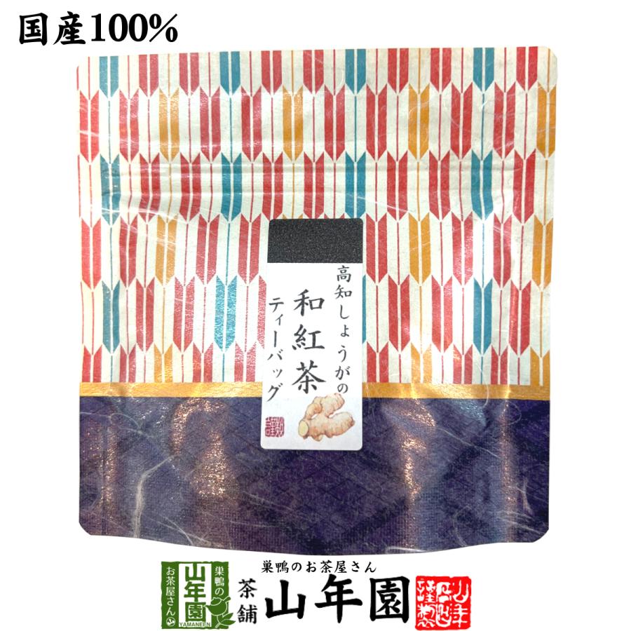 お茶 日本茶 紅茶 国産100% 高知しょうがの和紅茶 2g×5パック  送料無料｜yamaneen