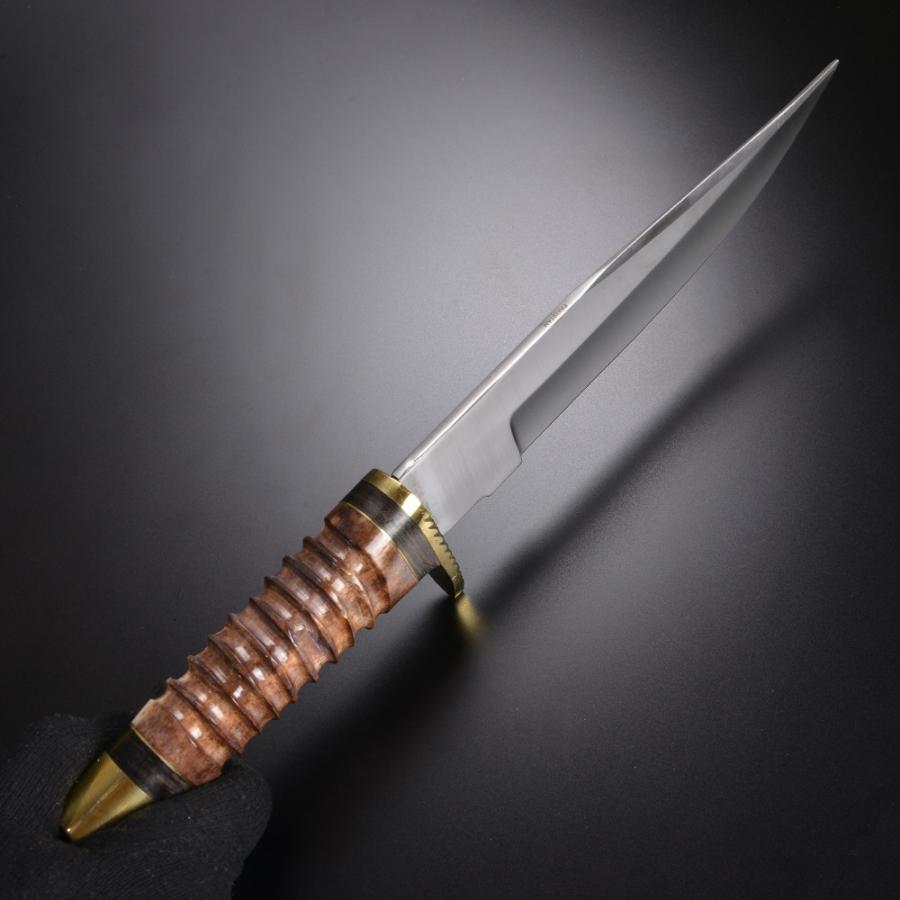 Chipaway アウトドアナイフ ショショーニウォーリアー 直刃 ボーン