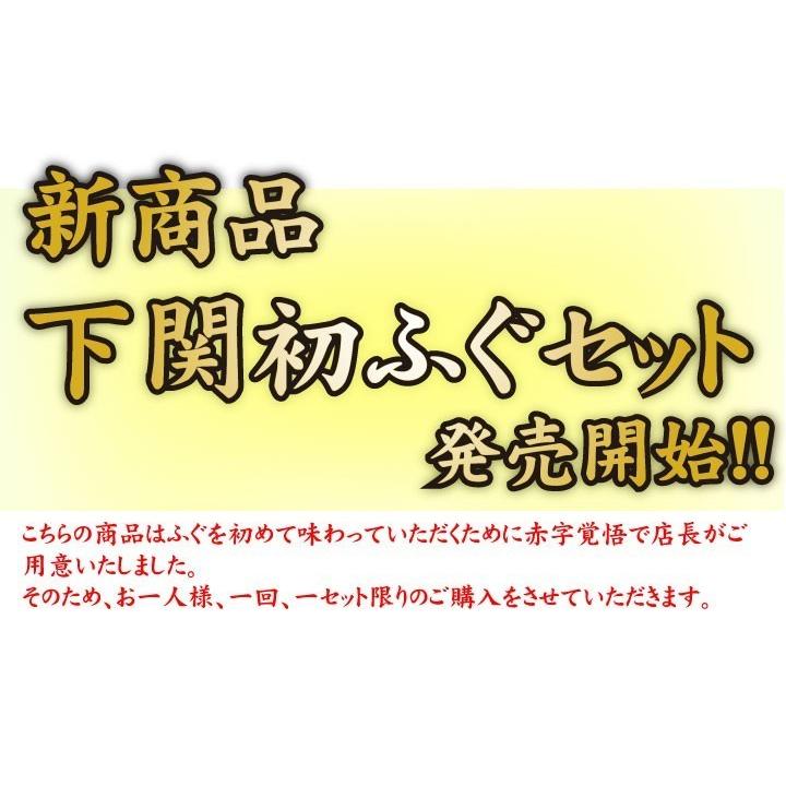 ふぐ フグ 下関初ふぐセット 天然真ふぐたたき刺身・ふぐ鍋・ふぐ一汐干セット てっちり セット｜yamanishisuisan｜06