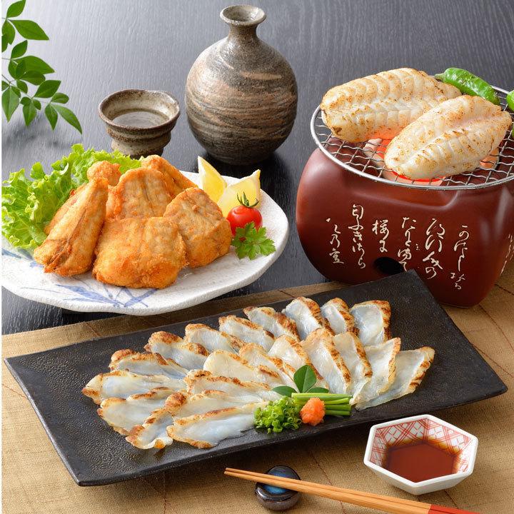下関直送・贅沢ふぐ三昧】天然ふぐたたき刺身・唐揚げ・一夜干し
