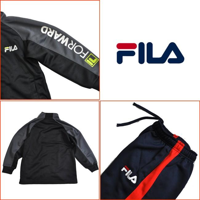 【 FILA フィラ 】 スクール ジュニア ジャージ 上下セット 男の子向け 130 140 150 160｜yamanitada｜02