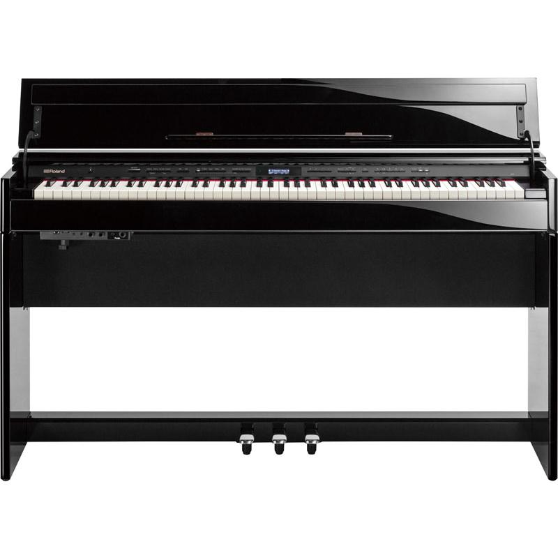 Roland 電子ピアノ DP603 / PES 黒塗鏡面艶出し塗装仕上げの画像