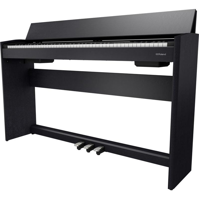 ローランド（Roland） 電子ピアノ F701-CB / 黒木目調仕上げ : 山野 