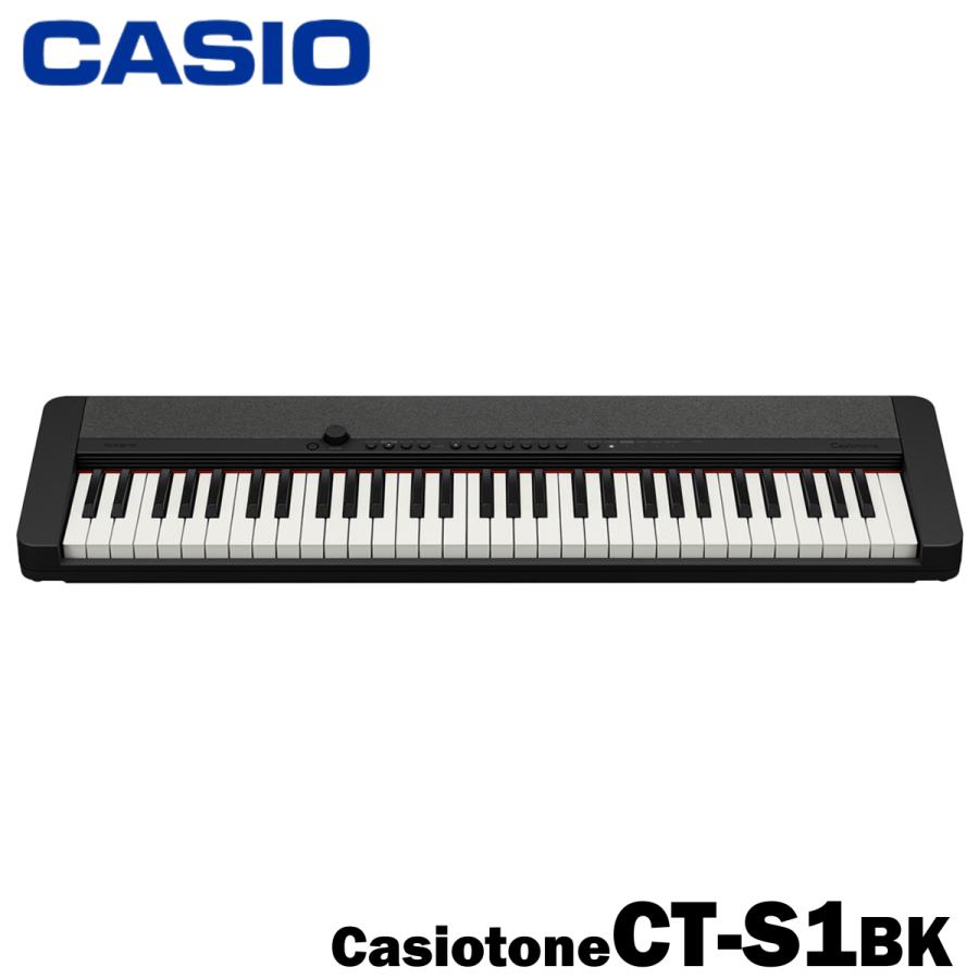 CASIO（カシオ） キーボード Casiotone CT-S1BK / ブラック : 山野楽器