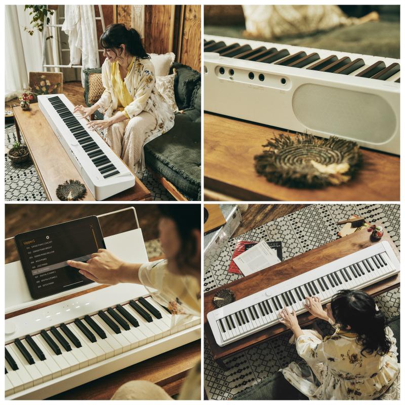 【美品】CASIO 電子ピアノ PX-S1100WE【無料配送可能】 CASIO（カシオ） 電子ピアノ PX-S1100WE / ホワイト : 山野楽器 楽器