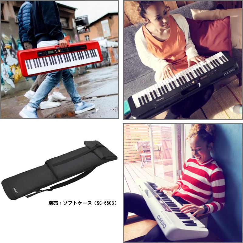 CASIO（カシオ） キーボード Casiotone CT-S200RD / レッド : 山野楽器 