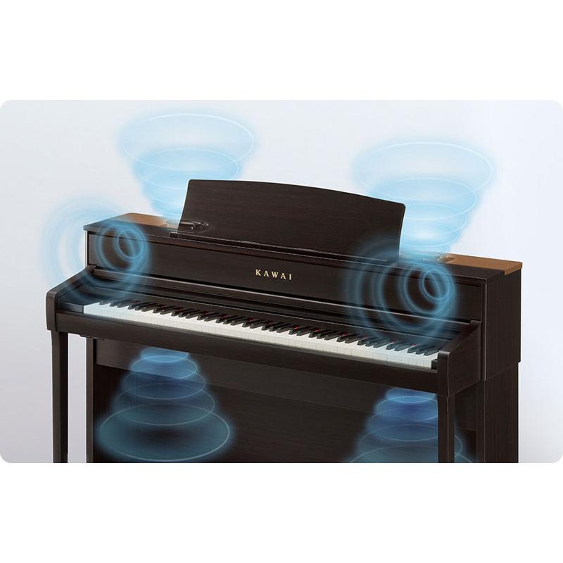 KAWAI 電子ピアノ CA701R / プレミアムローズウッド調仕上げ : 山野 
