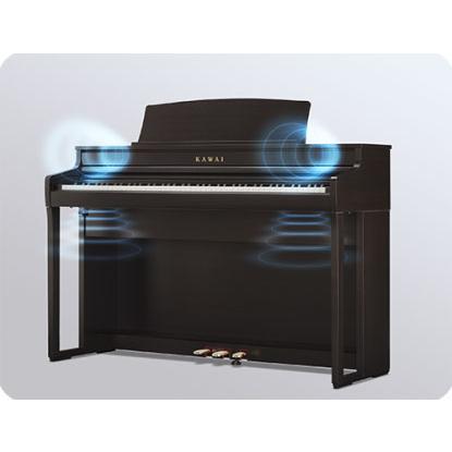 KAWAI 電子ピアノ CA401R / プレミアムローズウッド調仕上げの画像