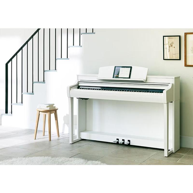 YAMAHA 電子ピアノ CSP-255WH / ホワイトウッド調仕上げの画像