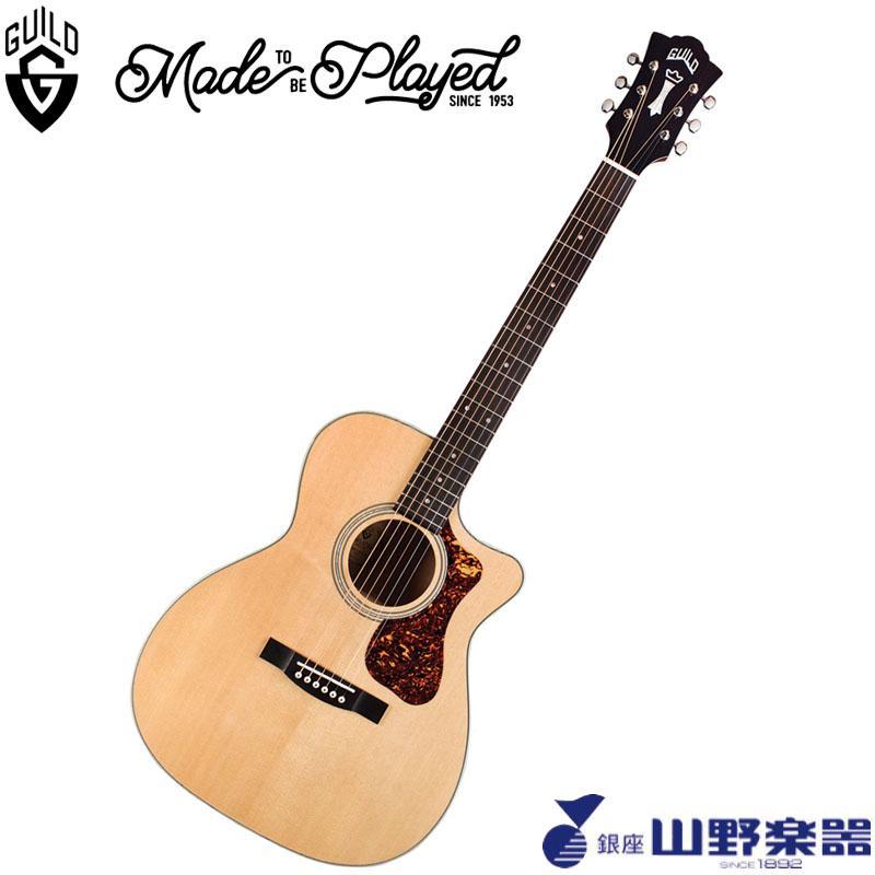 GUILD エレアコギター OM-140CE / Natural : 山野楽器 楽器専門Yahoo